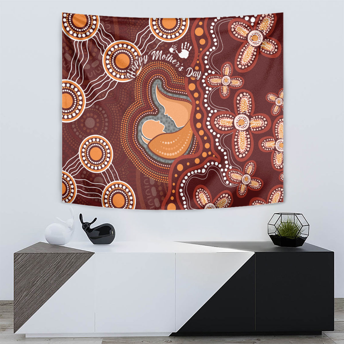 Australia Mother's Day Indigenous Tapestry Aboriginal Art