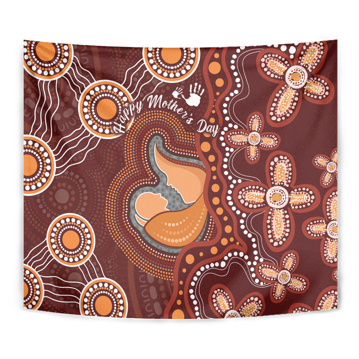 Australia Mother's Day Indigenous Tapestry Aboriginal Art