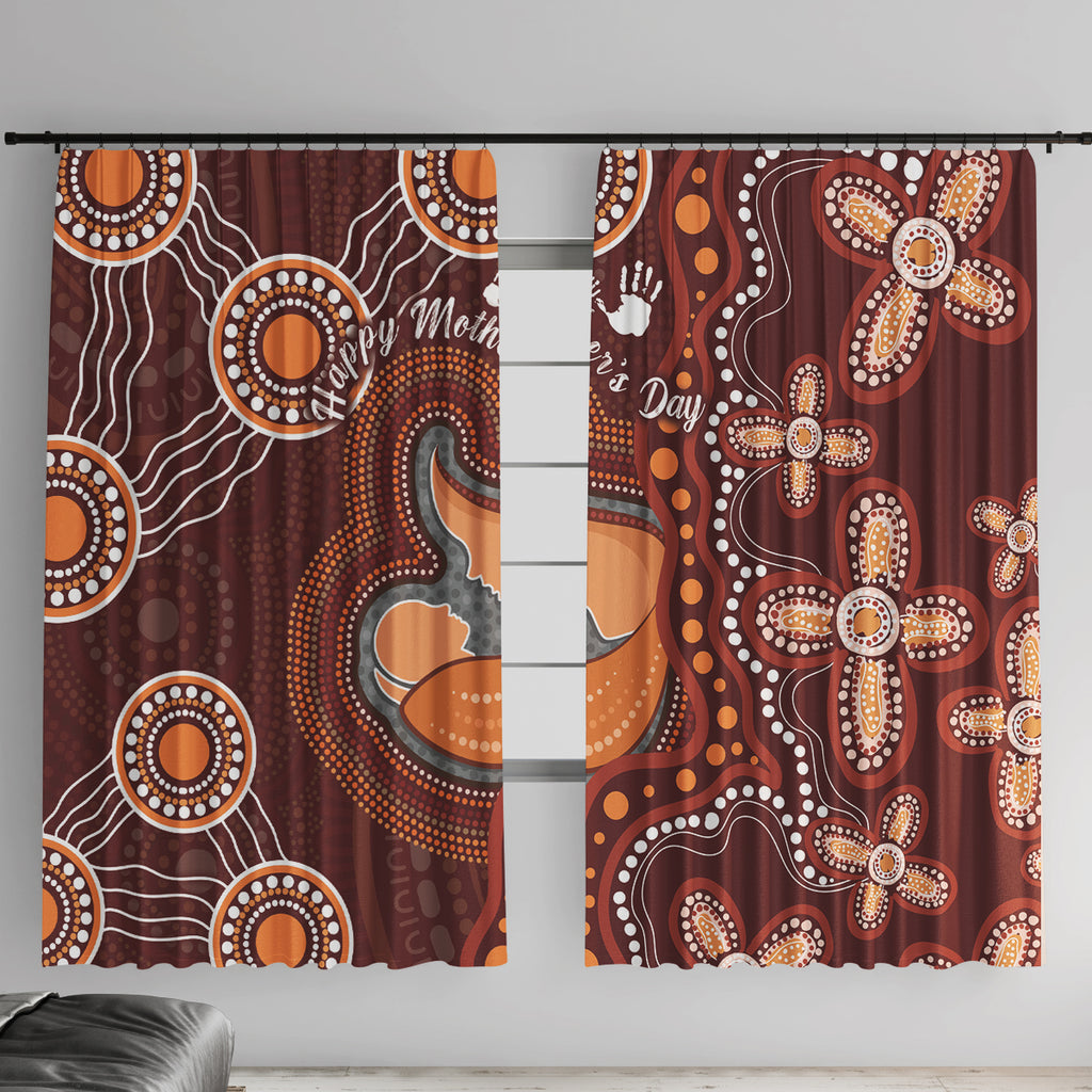 Australia Mother's Day Indigenous Window Curtain Aboriginal Art