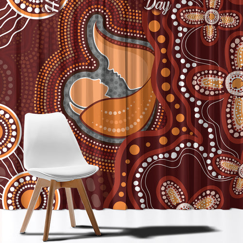 Australia Mother's Day Indigenous Window Curtain Aboriginal Art