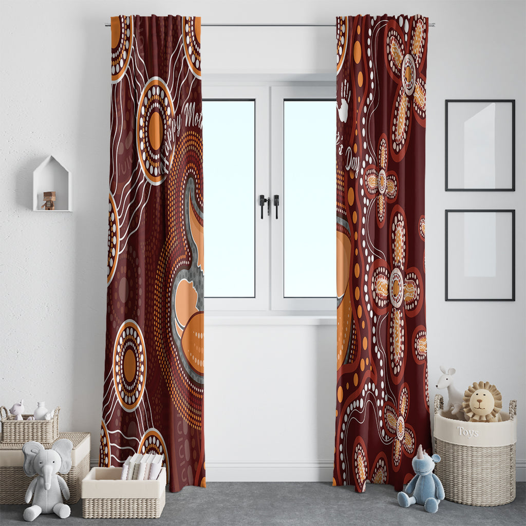 Australia Mother's Day Indigenous Window Curtain Aboriginal Art