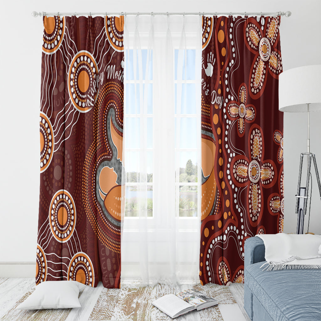 Australia Mother's Day Indigenous Window Curtain Aboriginal Art