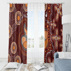 Australia Mother's Day Indigenous Window Curtain Aboriginal Art