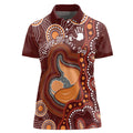 Australia Mother's Day Indigenous Women Polo Shirt Aboriginal Art