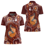 Australia Mother's Day Indigenous Women Polo Shirt Aboriginal Art
