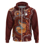 Australia Mother's Day Indigenous Zip Hoodie Aboriginal Art