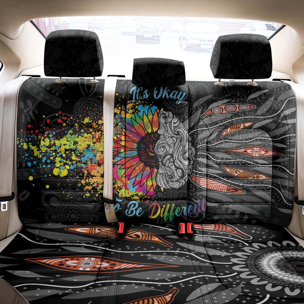 Australia Aboriginal Back Car Seat Cover Autism It's Okay To Be Different