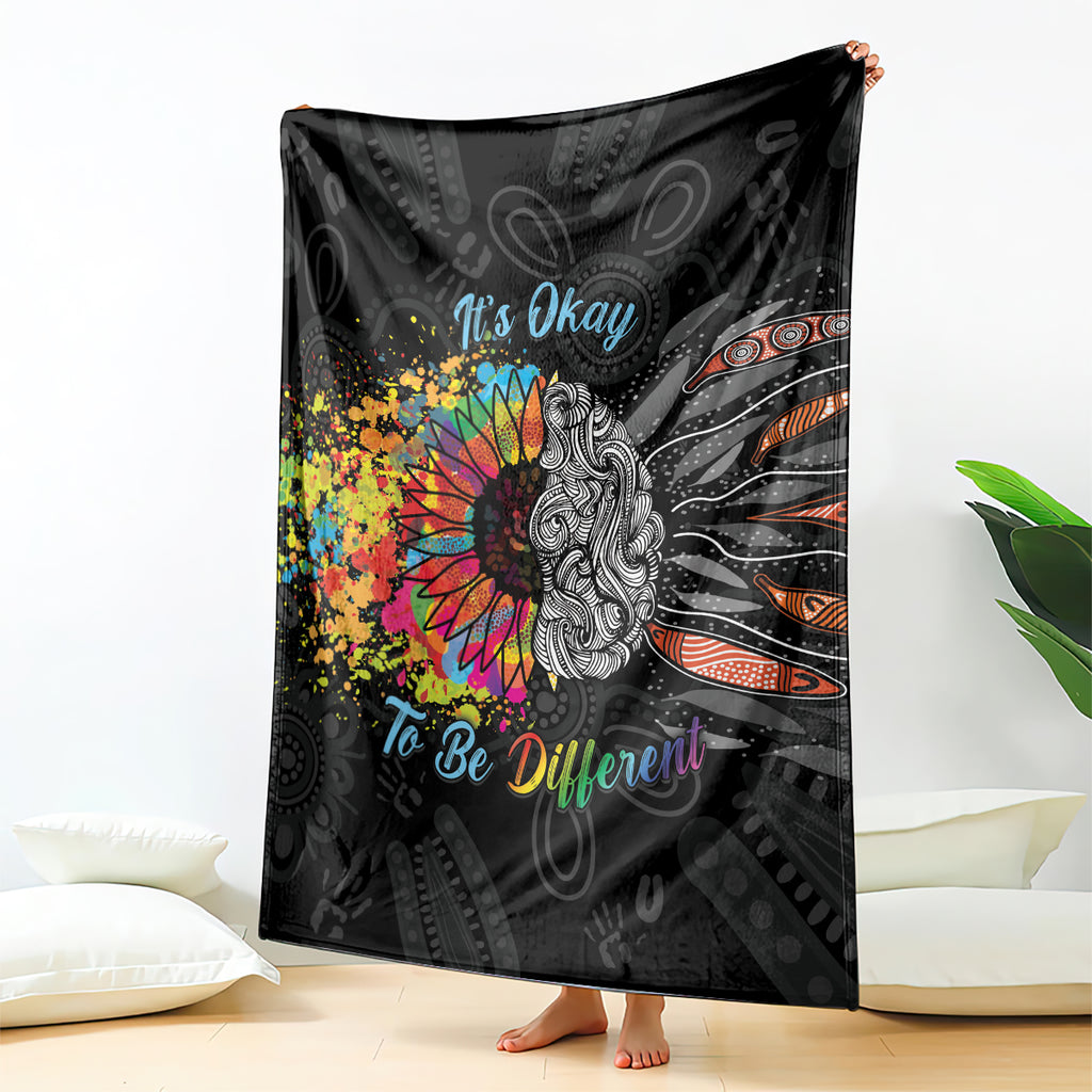 Australia Aboriginal Blanket Autism It's Okay To Be Different