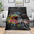 Australia Aboriginal Blanket Autism It's Okay To Be Different