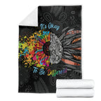 Australia Aboriginal Blanket Autism It's Okay To Be Different
