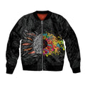 Australia Aboriginal Bomber Jacket Autism It's Okay To Be Different