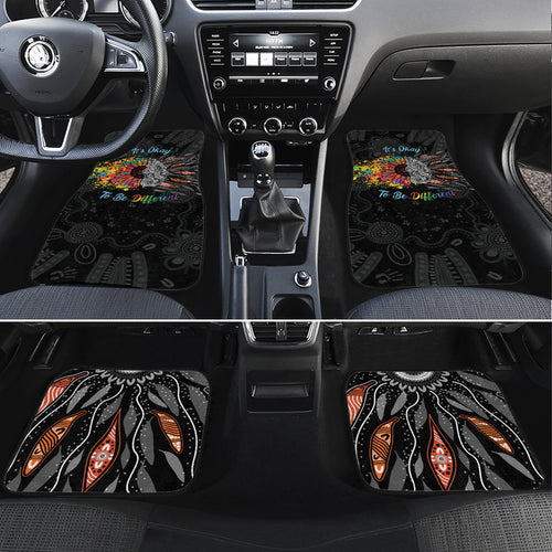 Australia Aboriginal Car Mats Autism It's Okay To Be Different