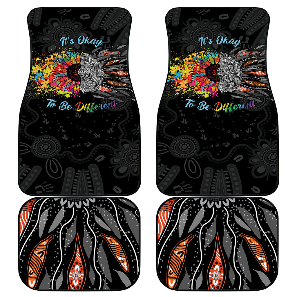 Australia Aboriginal Car Mats Autism It's Okay To Be Different