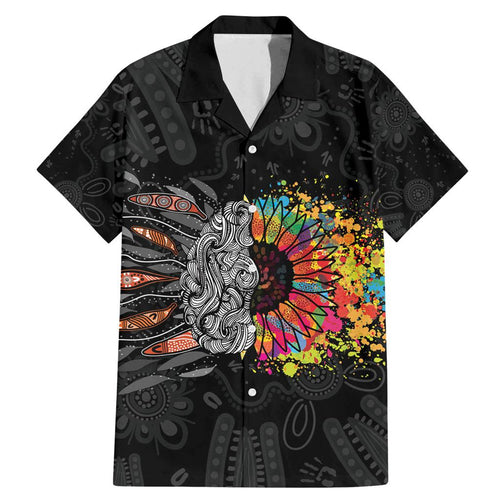 Australia Aboriginal Family Matching Mermaid Dress and Hawaiian Shirt Autism It's Okay To Be Different