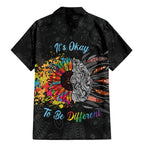 Australia Aboriginal Family Matching Mermaid Dress and Hawaiian Shirt Autism It's Okay To Be Different
