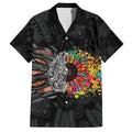 Australia Aboriginal Family Matching Short Sleeve Bodycon Dress and Hawaiian Shirt Autism It's Okay To Be Different