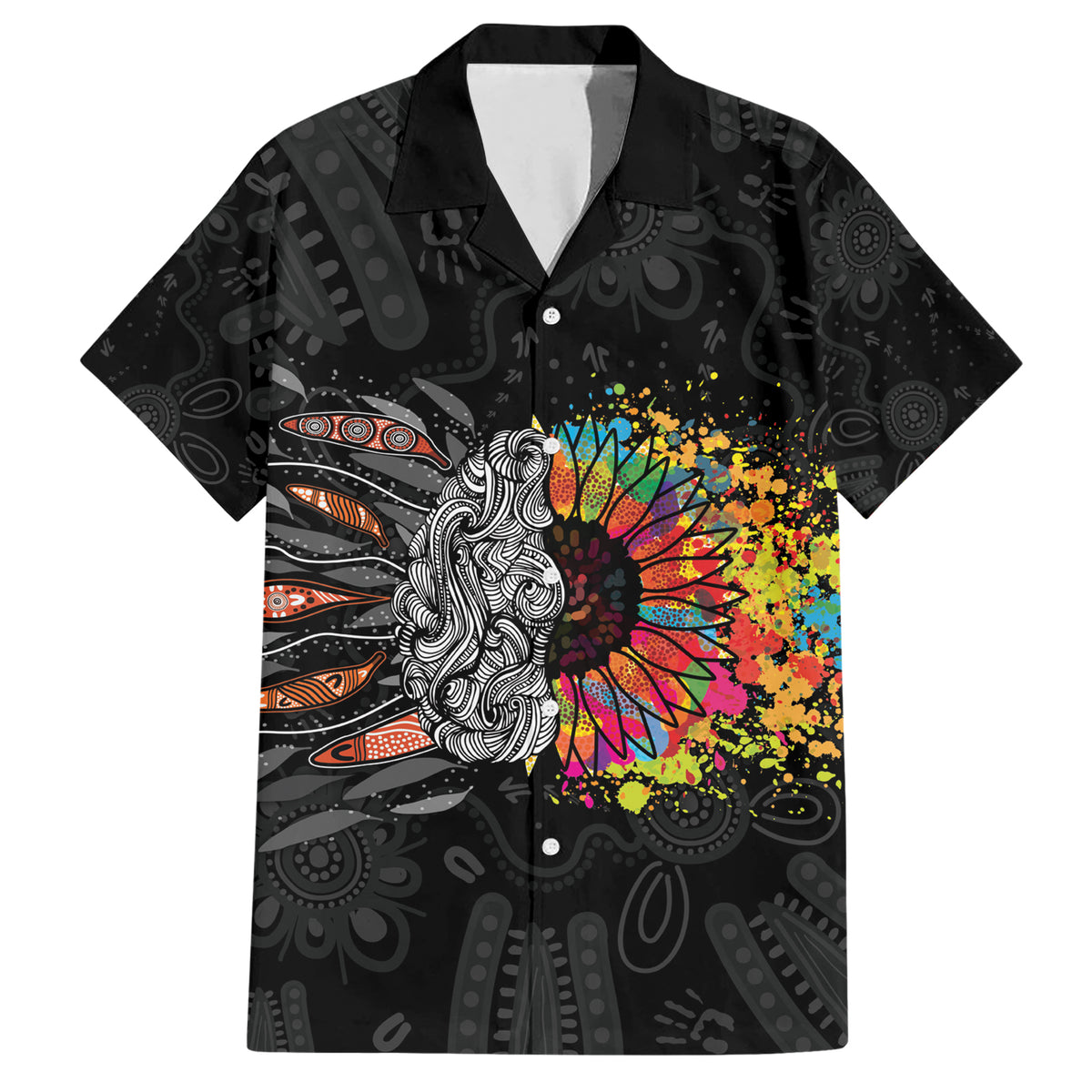 Australia Aboriginal Hawaiian Shirt Autism It's Okay To Be Different