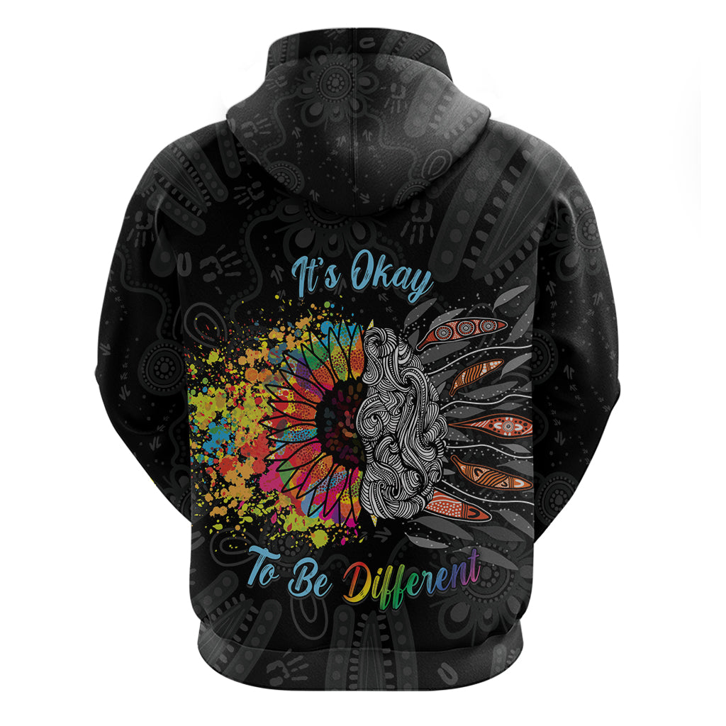 Australia Aboriginal Hoodie Autism It's Okay To Be Different