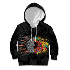 Australia Aboriginal Kid Hoodie Autism It's Okay To Be Different