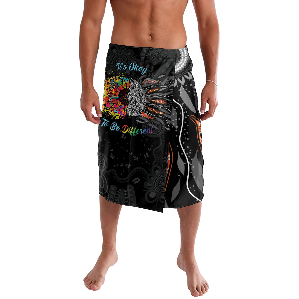 Australia Aboriginal Lavalava Autism It's Okay To Be Different