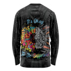 Australia Aboriginal Long Sleeve Shirt Autism It's Okay To Be Different