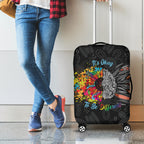 Australia Aboriginal Luggage Cover Autism It's Okay To Be Different