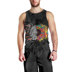 Australia Aboriginal Men Tank Top Autism It's Okay To Be Different