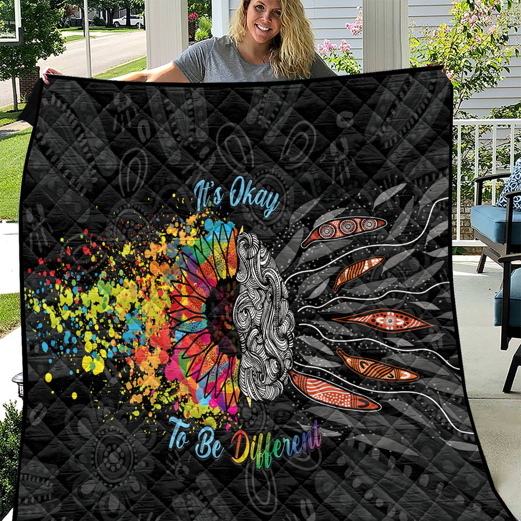 Australia Aboriginal Quilt Autism It's Okay To Be Different