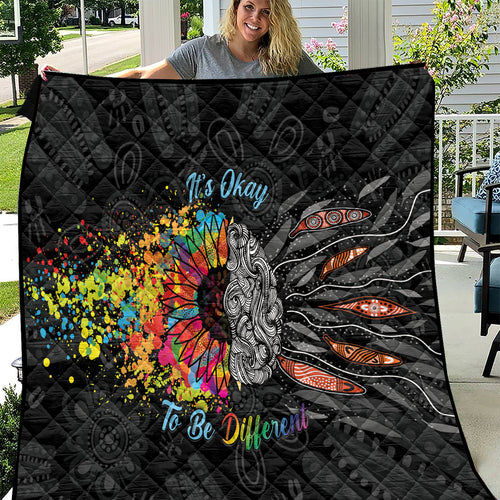 Australia Aboriginal Quilt Autism It's Okay To Be Different