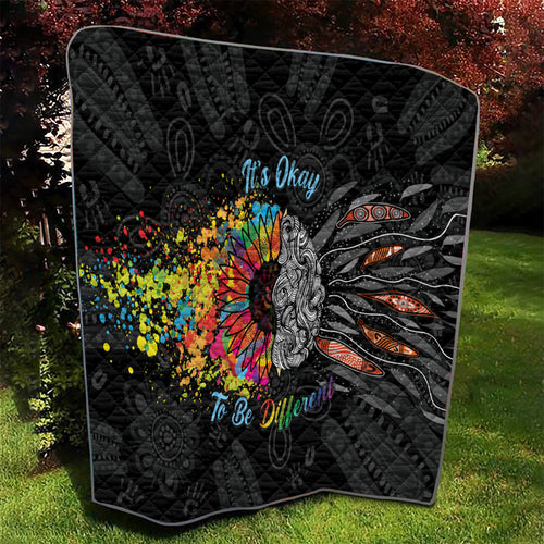 Australia Aboriginal Quilt Autism It's Okay To Be Different
