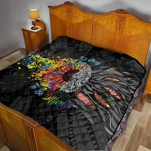 Australia Aboriginal Quilt Autism It's Okay To Be Different