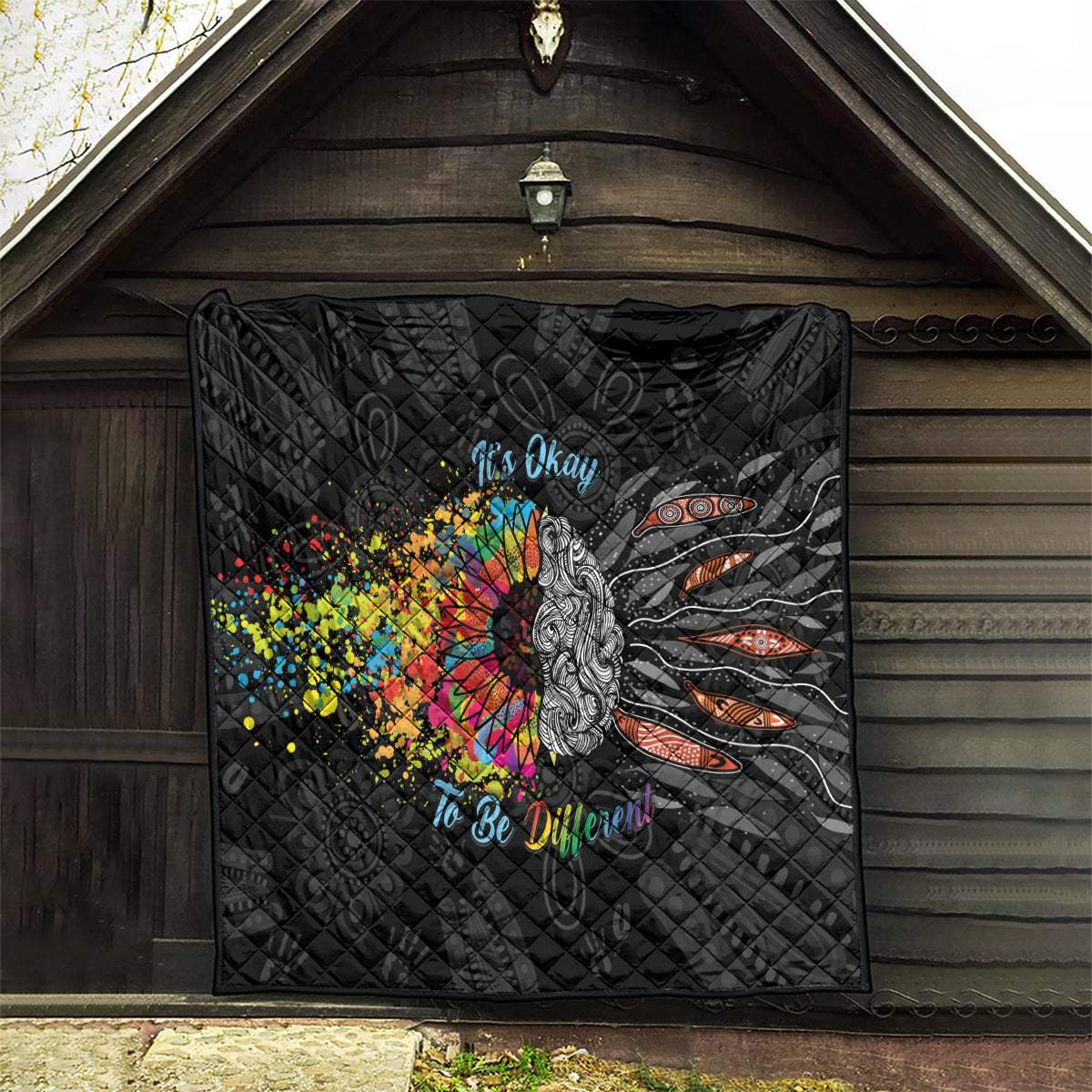 Australia Aboriginal Quilt Autism It's Okay To Be Different