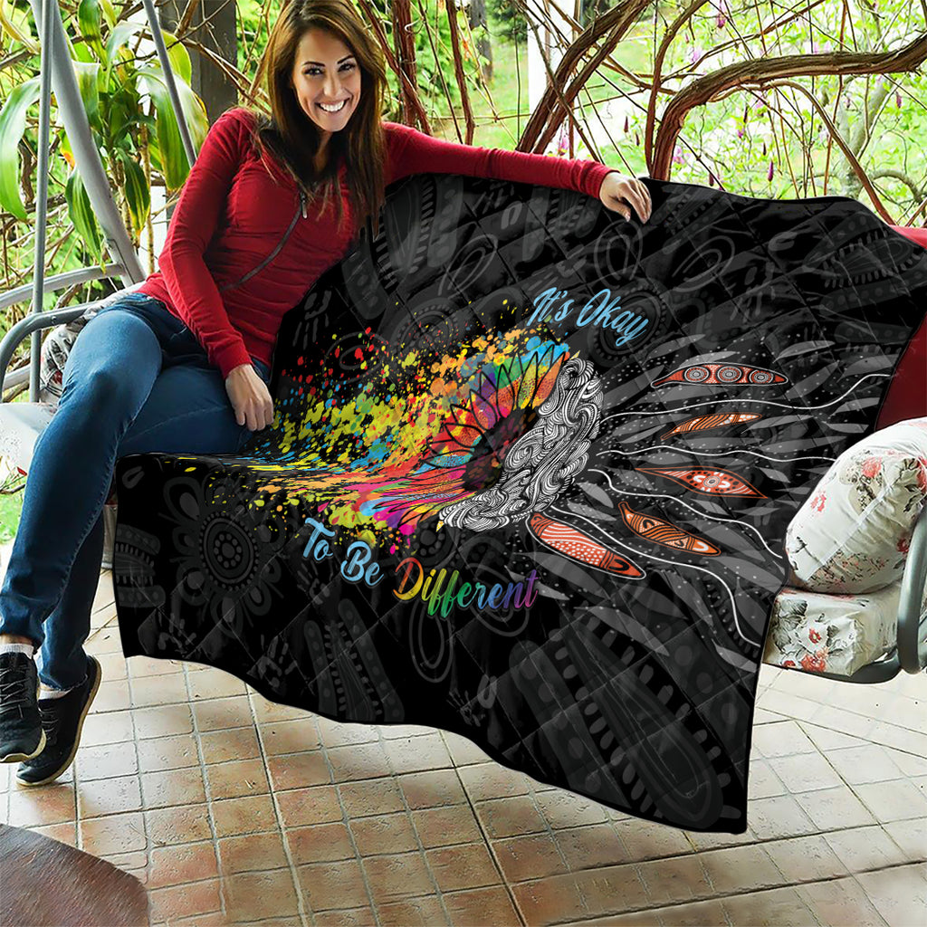 Australia Aboriginal Quilt Autism It's Okay To Be Different