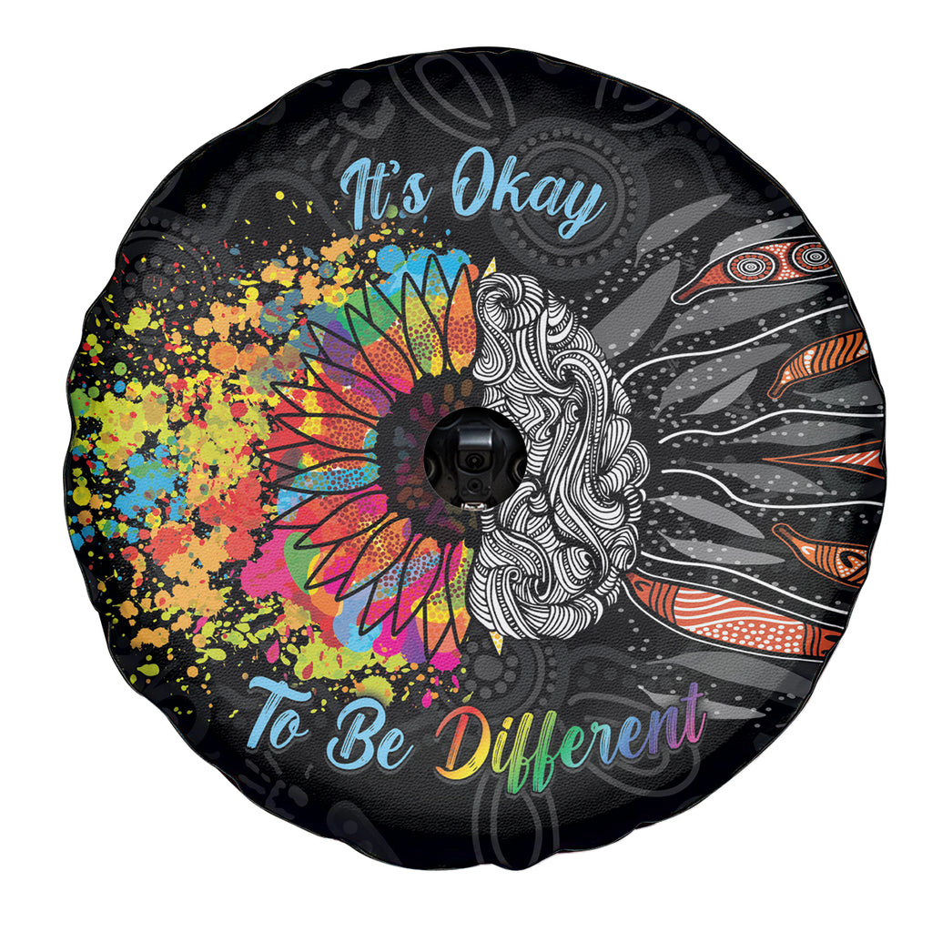 Australia Aboriginal Spare Tire Cover Autism It's Okay To Be Different