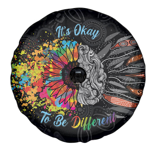 Australia Aboriginal Spare Tire Cover Autism It's Okay To Be Different