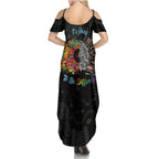 Australia Aboriginal Summer Maxi Dress Autism It's Okay To Be Different