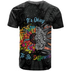 Australia Aboriginal T Shirt Autism It's Okay To Be Different