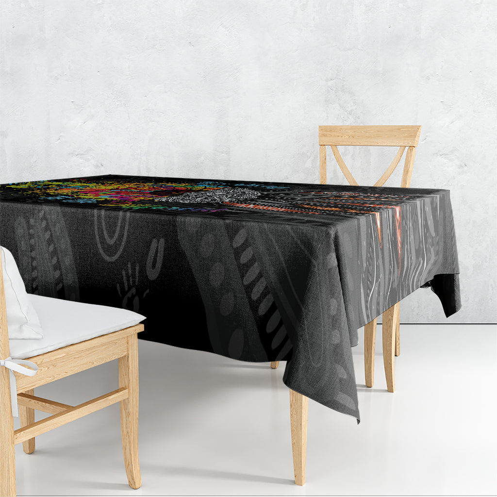 Australia Aboriginal Tablecloth Autism It's Okay To Be Different