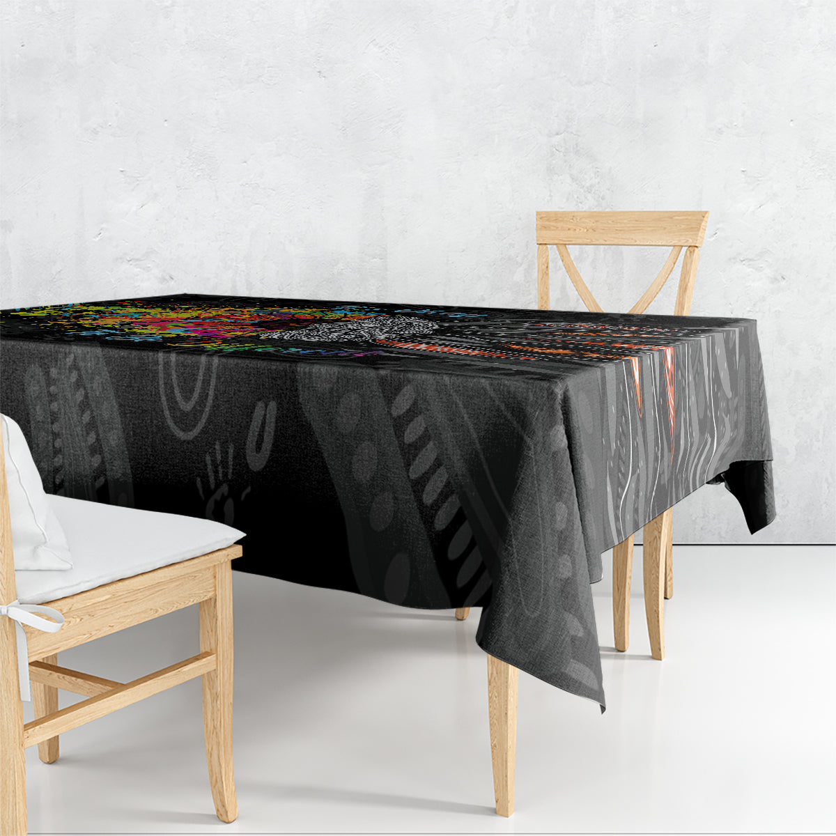 Australia Aboriginal Tablecloth Autism It's Okay To Be Different