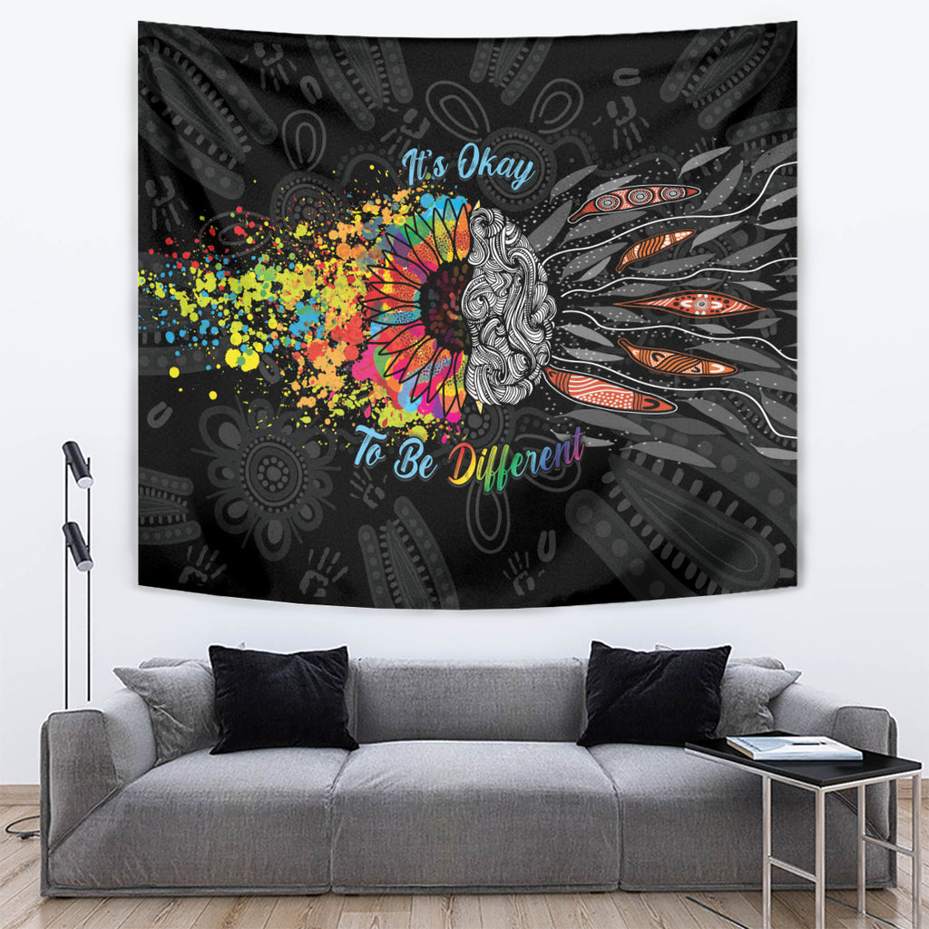 Australia Aboriginal Tapestry Autism It's Okay To Be Different