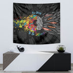 Australia Aboriginal Tapestry Autism It's Okay To Be Different