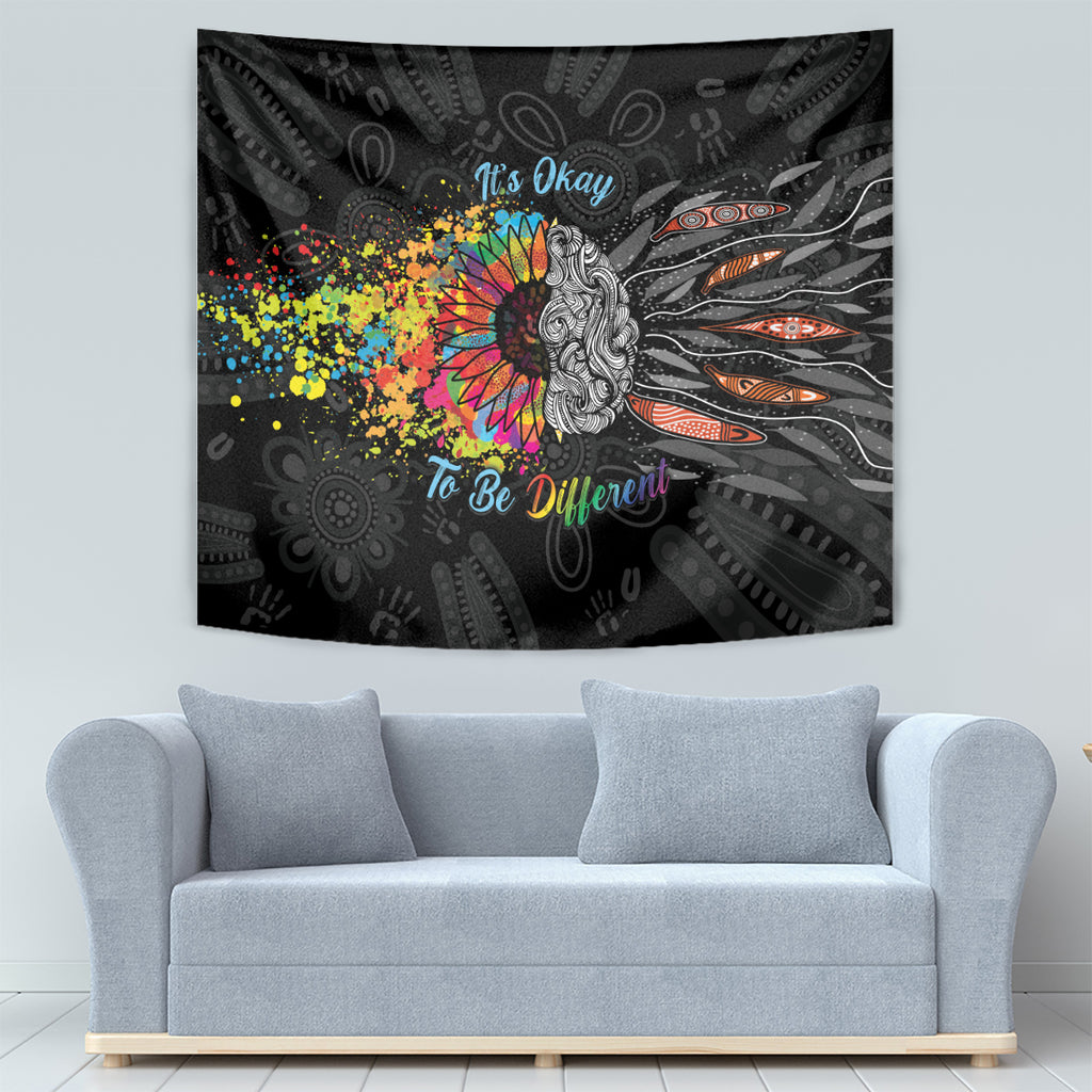 Australia Aboriginal Tapestry Autism It's Okay To Be Different