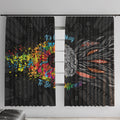 Australia Aboriginal Window Curtain Autism It's Okay To Be Different