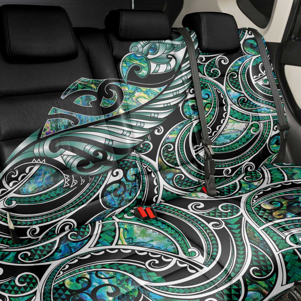 Maori Matariki - Manaia Back Car Seat Cover Emerald Paua Shell
