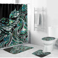 Maori Matariki - Manaia Bathroom Set Emerald Paua Shell
