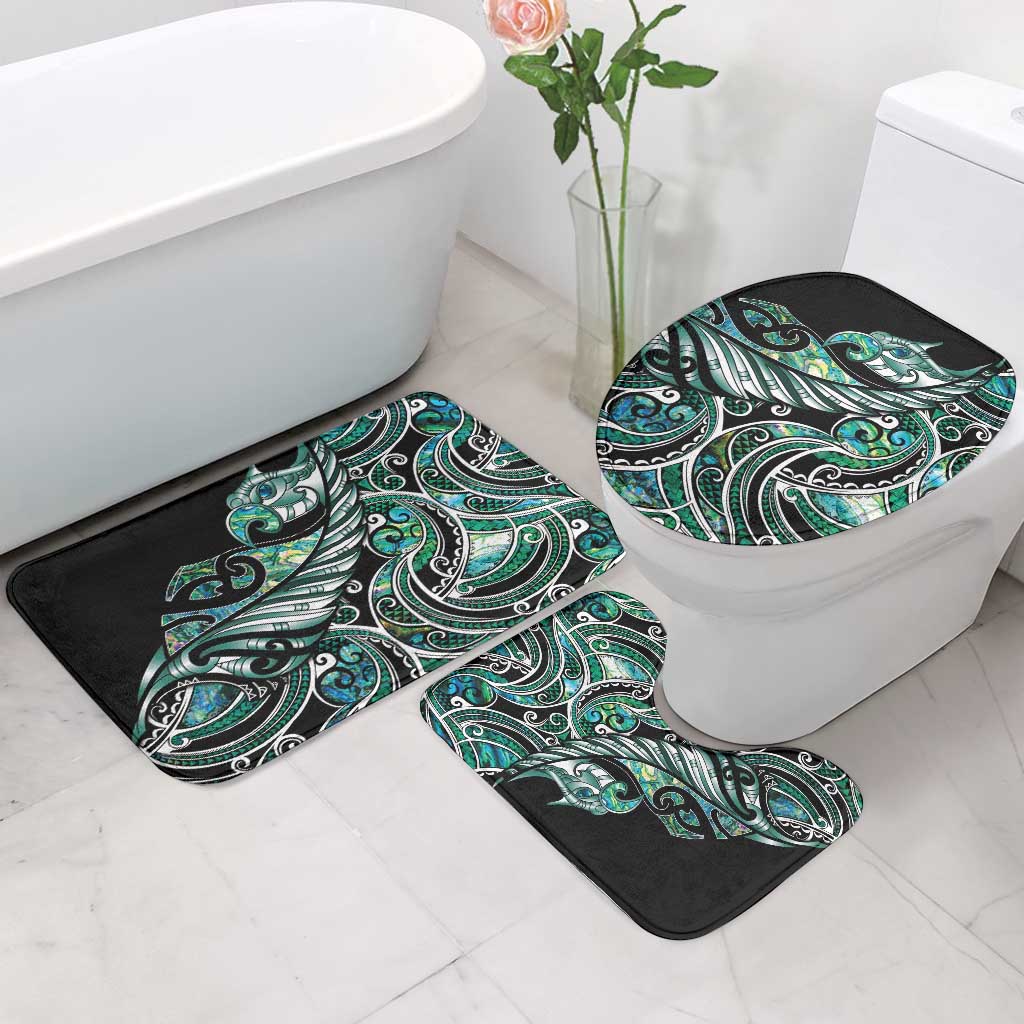Maori Matariki - Manaia Bathroom Set Emerald Paua Shell