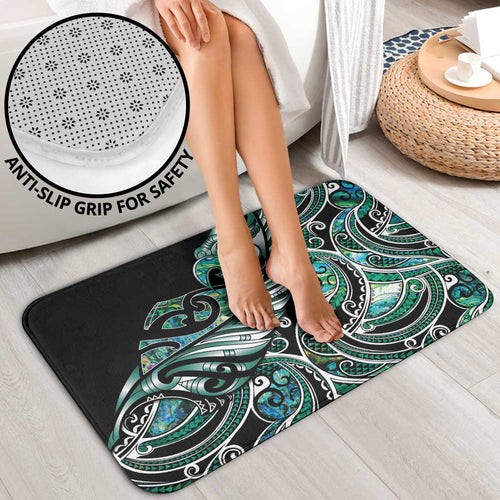 Maori Matariki - Manaia Bathroom Set Emerald Paua Shell