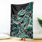 Maori Matariki - Manaia Blanket Emerald Paua Shell