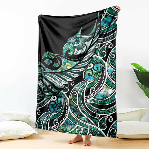 Maori Matariki - Manaia Blanket Emerald Paua Shell