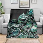 Maori Matariki - Manaia Blanket Emerald Paua Shell